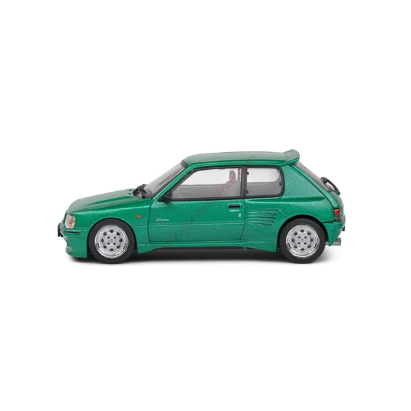 PEUGEOT 205 GTI DIMMA VERT FLUORITE 1992 1/43 VOITURE MINIATURE SOLIDO