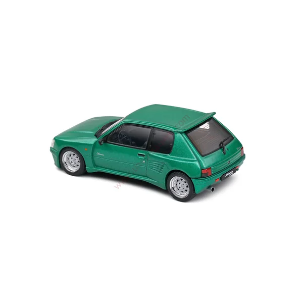 PEUGEOT 205 GTI DIMMA VERT FLUORITE 1992 1/43 VOITURE MINIATURE SOLIDO