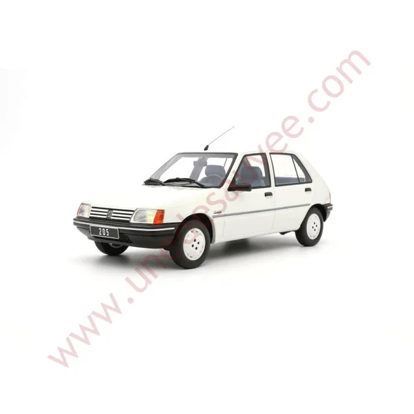 PEUGEOT 205 JUNIOR BLANC MEIJE 1988 1/18 VOITURE MINIATURE OTTO