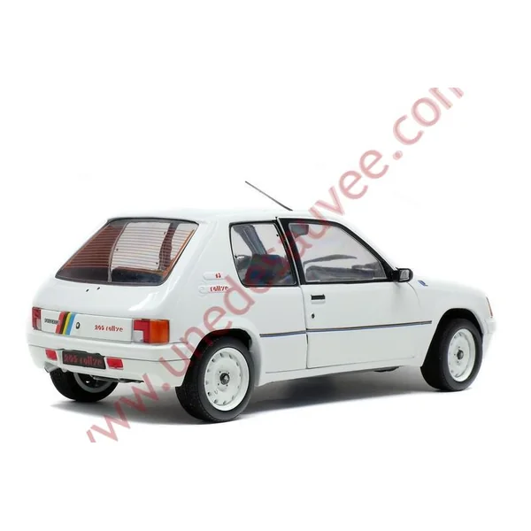 PEUGEOT 205 RALLYE 1.3 BLANCHE 1988 1/18 VOITURE MINIATURE SOLIDO