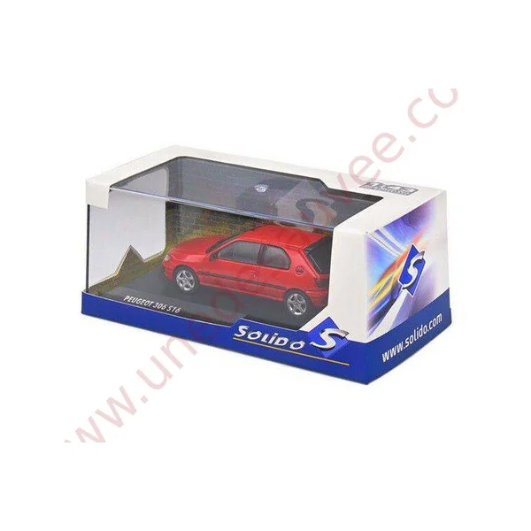 PEUGEOT 306 S16 ROUGE 2002 1/43 VOITURE MINIATURE SOLIDO