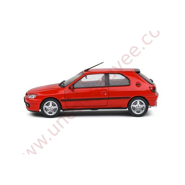 PEUGEOT 306 S16 ROUGE 2002 1/43 VOITURE MINIATURE SOLIDO