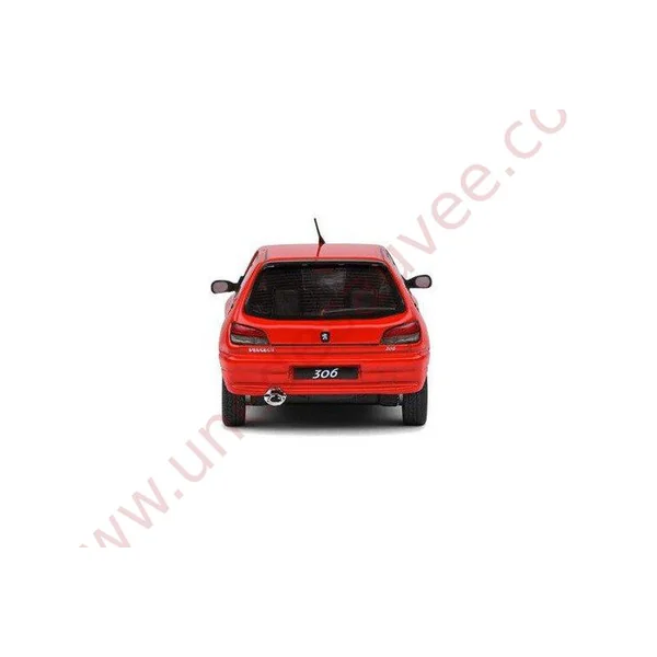 PEUGEOT 306 S16 ROUGE 2002 1/43 VOITURE MINIATURE SOLIDO