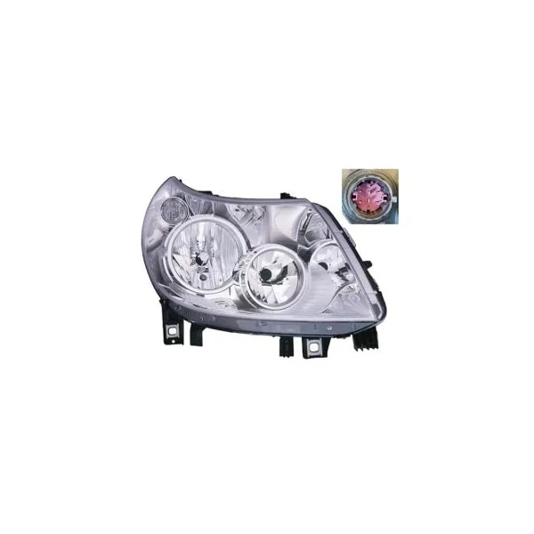 Phare Optique avant droit pour FIAT DUCATO Camping-car 3 phase 1, 2011-2014, H7+H15+PY21, avec feu diurne, Neuf
