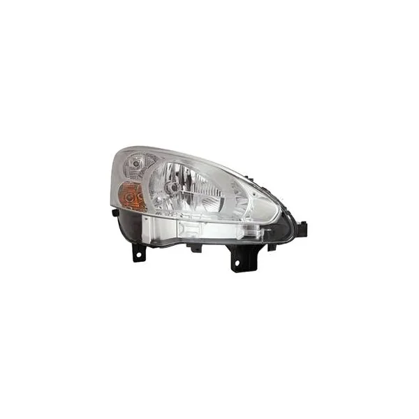 Phare Optique avant droit pour PEUGEOT PARTNER II phase 2, 2012-2015, H4, électrique, Neuf