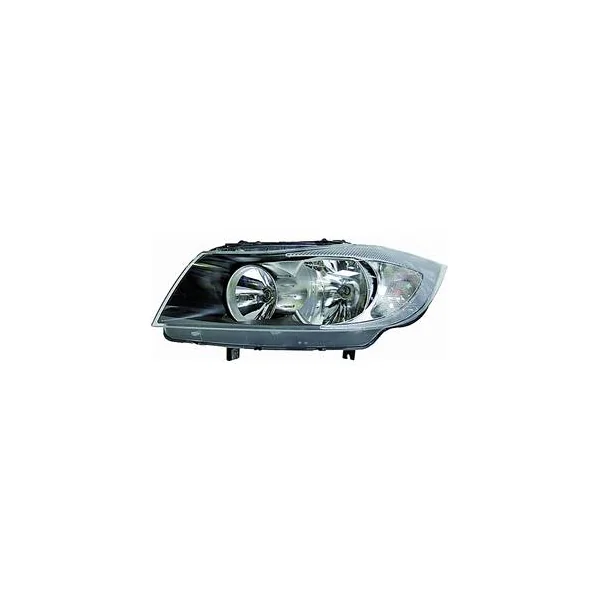 Phare Optique avant gauche pour BMW série 3 E90-E91 2005-2008, H7+H7