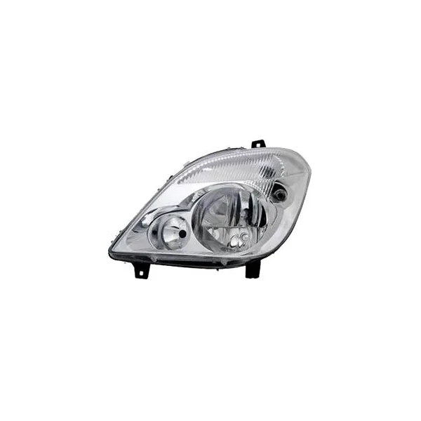 Phare Optique avant gauche pour MERCEDES SPRINTER II (W906), 2006-2013, H7+H7, Neuf