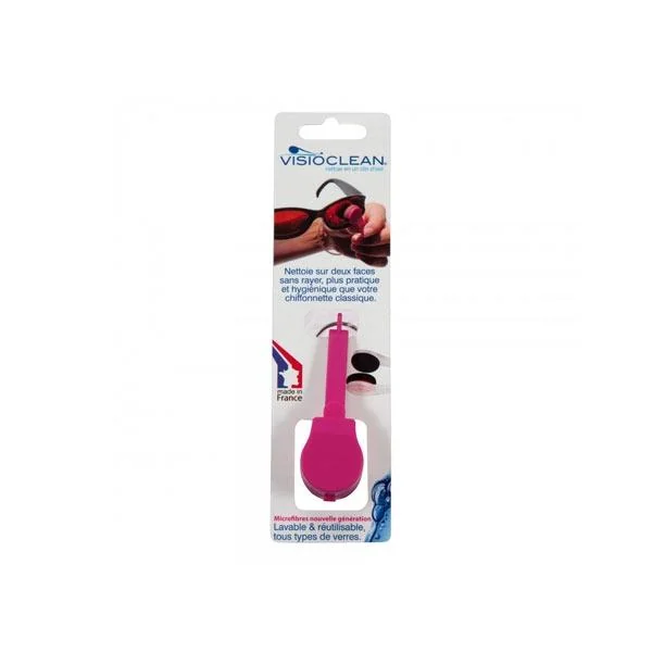 PINCES NETTOYANTES LUNETTES FUSHIA