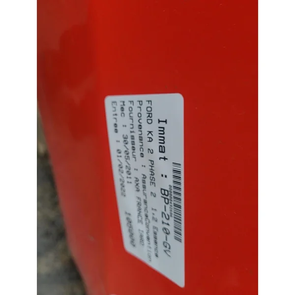 Poignee porte avant droit FORD KA 2
