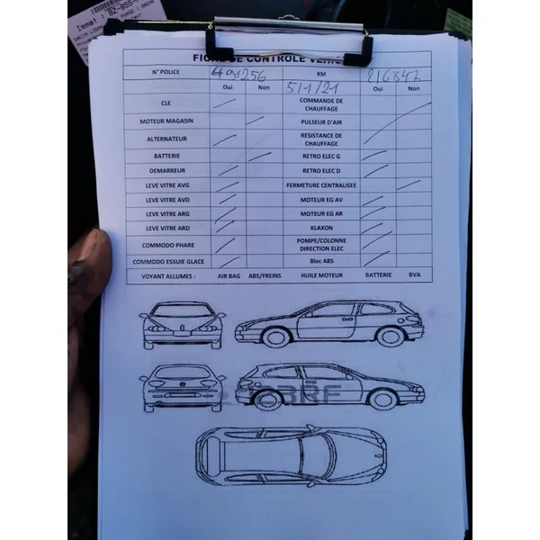 Poignee porte avant gauche DACIA LOGAN MCV 1