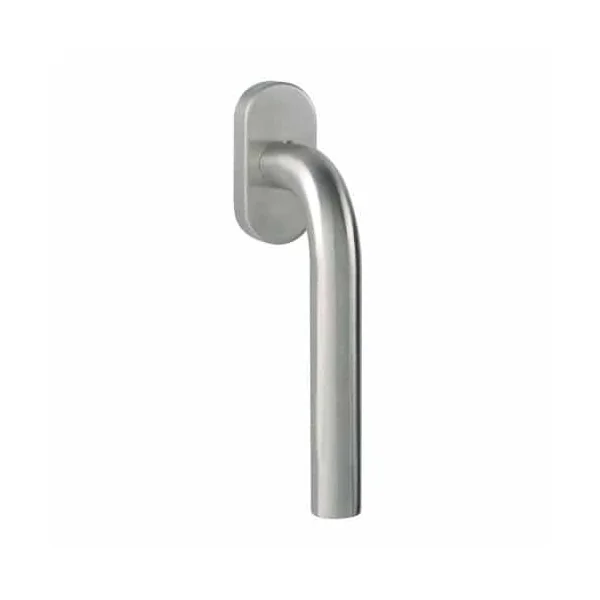 Poignées porte entrée fixe clé I en inox L-Line