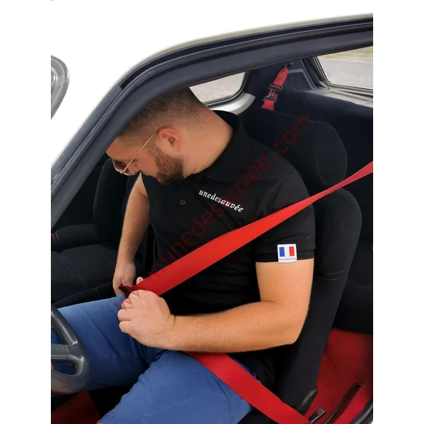 POLO BRODÉ ” UNEDESAUVEE ” MANCHE COURTE HOMME ET FEMME XL