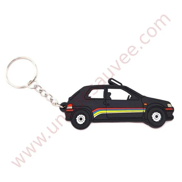 PORTE-CLÉ PEUGEOT 106 RALLYE NOIR PHASE 2