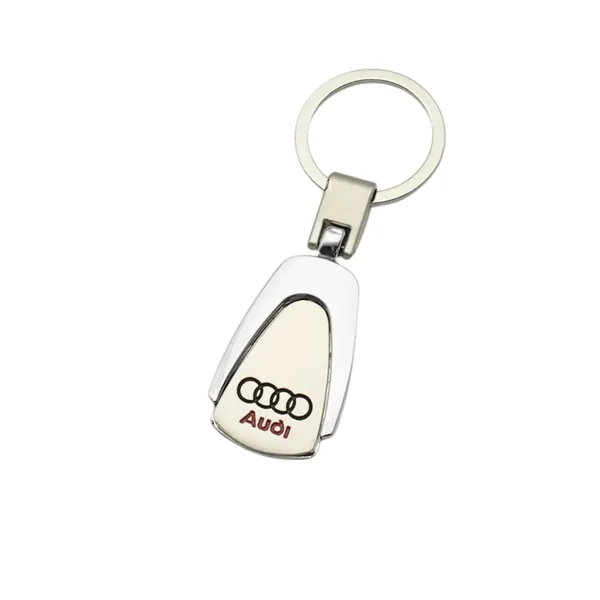 Porte-clés Audi avec emblème métallique