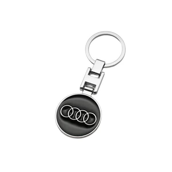 Porte-clés Audi avec emblème métallique