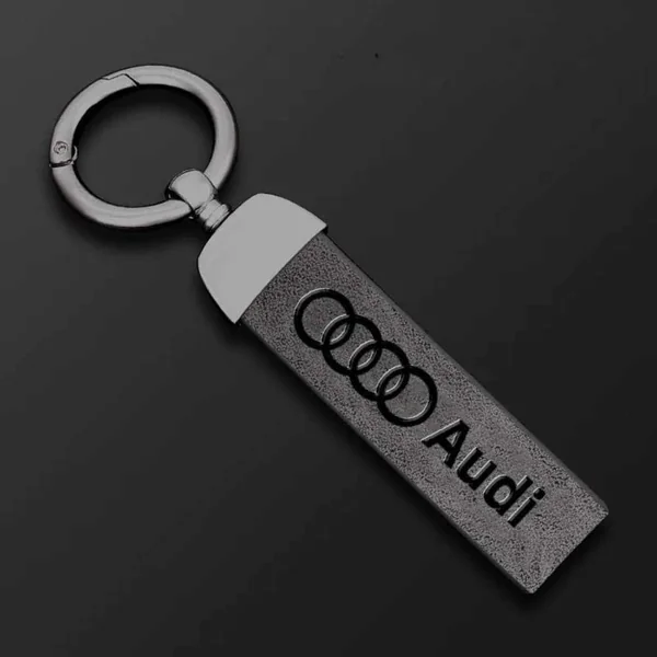Porte-clés Audi avec lanière en cuir