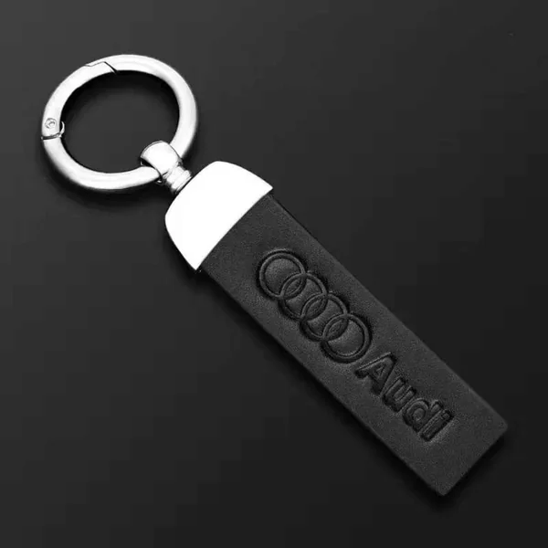 Porte-clés Audi avec lanière en cuir