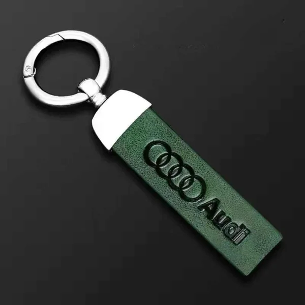 Porte-clés Audi avec lanière en cuir