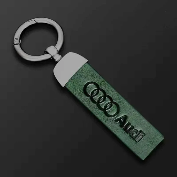 Porte-clés Audi avec lanière en cuir