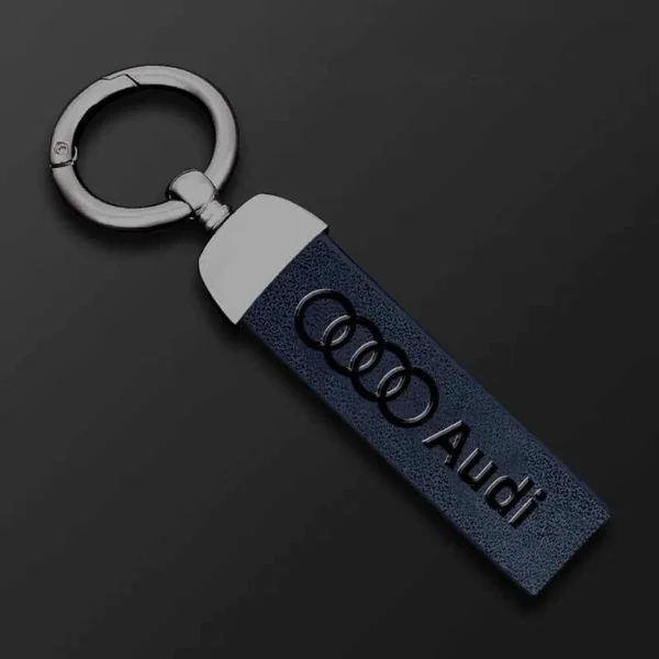 Porte-clés Audi avec lanière en cuir
