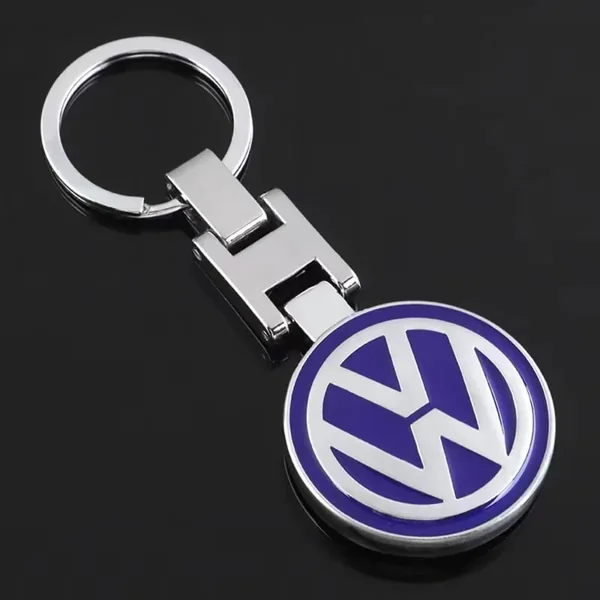 Porte-clés Volkswagen avec emblème métallique