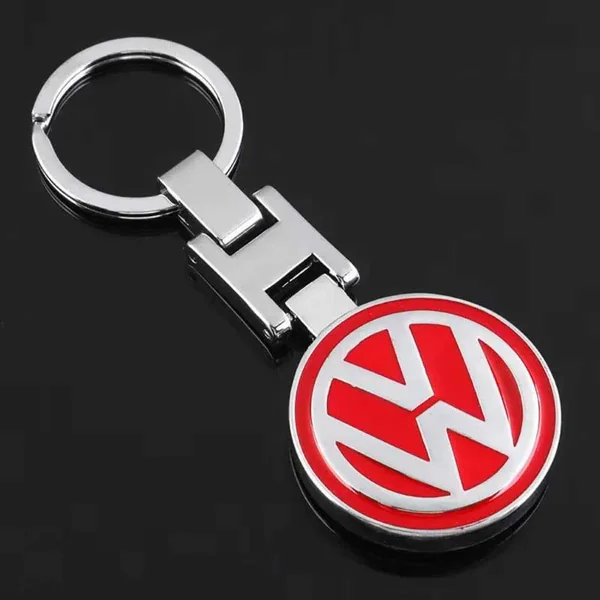 Porte-clés Volkswagen avec emblème métallique