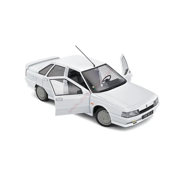 RENAULT 21 2 LITRES TURBO PHASE 1 BLANC GLACIER 1988 1/18 VOITURE MINIATURE SOLIDO