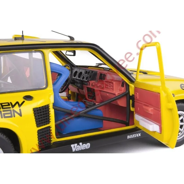 RENAULT 5 TURBO JAUNE 1982 1/18 VOITURE MINIATURE SOLIDO RALLYE MONTE-CARLO #9 B.SABY