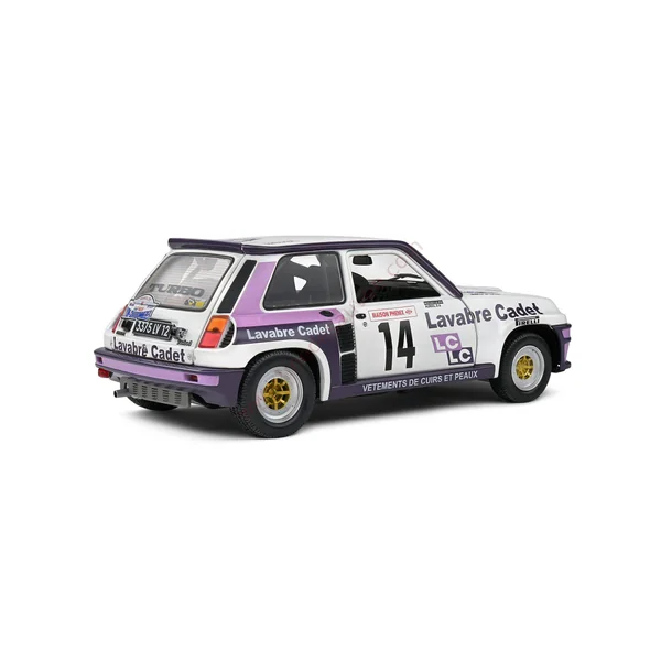 RENAULT 5 TURBO RALLYE LYON CHARBONNIERE 1983 1/18 VOITURE MINIATURE SOLIDO