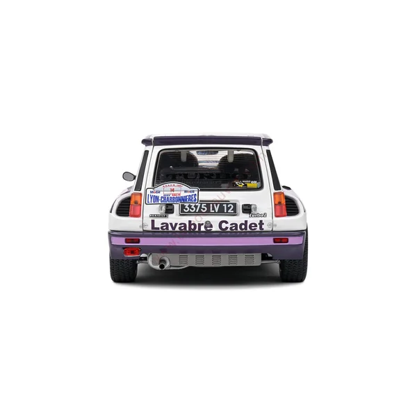 RENAULT 5 TURBO RALLYE LYON CHARBONNIERE 1983 1/18 VOITURE MINIATURE SOLIDO