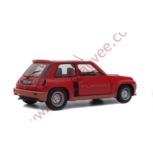 RENAULT 5 TURBO ROUGE GRENADE 1981 1/18 VOITURE MINIATURE SOLIDO