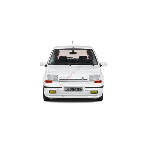 RENAULT SUPER 5 GT TURBO BLANC NACRE PHASE 2 1989 1/18 VOITURE MINIATURE SOLIDO
