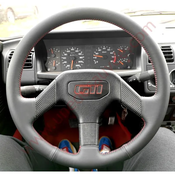 RÉFECTION CUIR VOLANT PEUGEOT 205 GTI CTI ROLAND GARROS