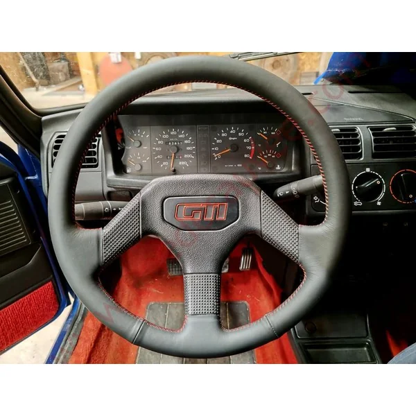 RÉFECTION CUIR VOLANT PEUGEOT 205 GTI CTI ROLAND GARROS