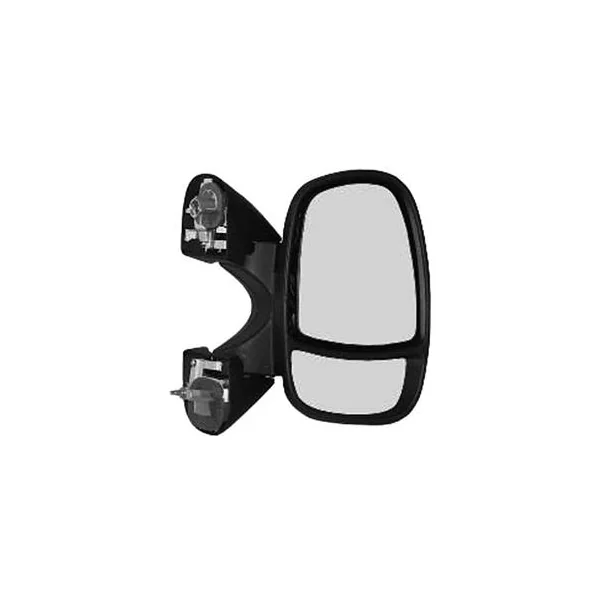 Rétroviseur droit manuel pour RENAULT TRAFIC II phase 2, 2006-2014, noir, Neuf
