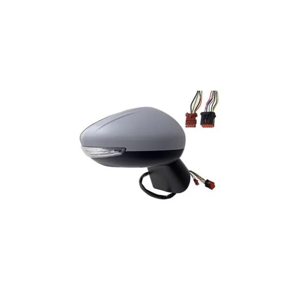 Rétroviseur droit pour CITROËN C3 AIRCROSS 2017-2021, électrique, rabattable électriquement, sonde, feu de courtoisie, Neuf à peindre