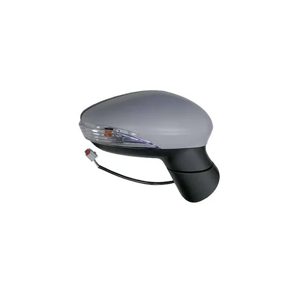 Rétroviseur droit électrique pour FORD FIESTA VI phase 2 , 2013-2016, asphérique, feu clignotant