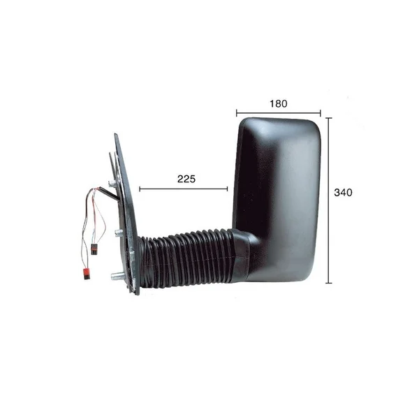 Rétroviseur électrique gauche chauffant bras long Iveco Daily 2 1999-2006