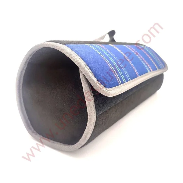 SAC VOYAGE DE COFFRE LONG TISSU JEANS AVEC SCRATCH TISSE RENFORCE PEUGEOT 205 CJ JUNIOR