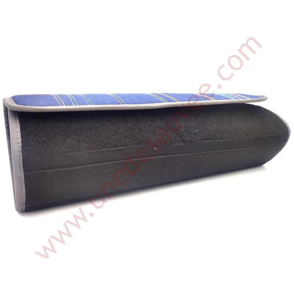 SAC VOYAGE DE COFFRE LONG TISSU JEANS AVEC SCRATCH TISSE RENFORCE PEUGEOT 205 CJ JUNIOR