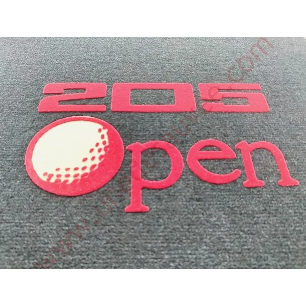 TAPIS SOL REVÊTEMENT MOQUETTE VELOURS AVEC TALONNETTE ET COUTURES SIMILI CUIR PEUGEOT 205 OPEN