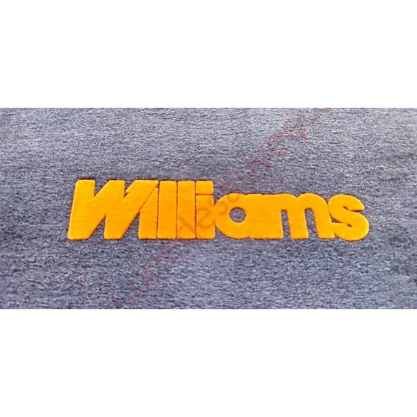 TAPIS SOL REVÊTEMENT MOQUETTE VELOURS COUTURES TISSU BLEU RENAULT CLIO 2.0 WILLIAMS