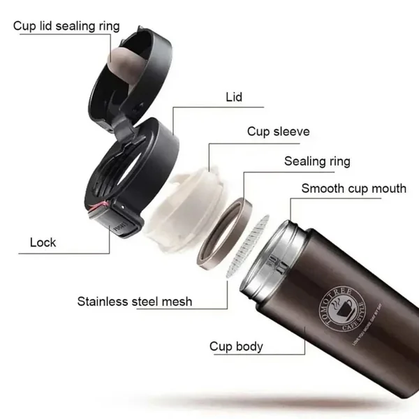 Thermos de voyage à double paroi