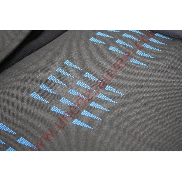 TISSU FANION BLEU CENTRAL RENAULT SUPER 5 GT TURBO PHASE 2 ALAIN OREILLE AU MÈTRE