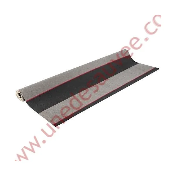 TISSU RAMIER GRIS – BANDE ROUGE PEUGEOT 205 GTI CTI AU MÈTRE