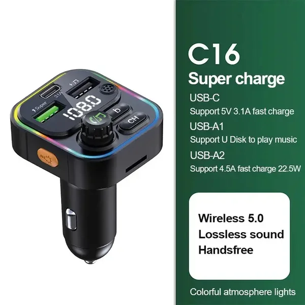 Transmetteur FM Bluetooth 5.0 DYBO