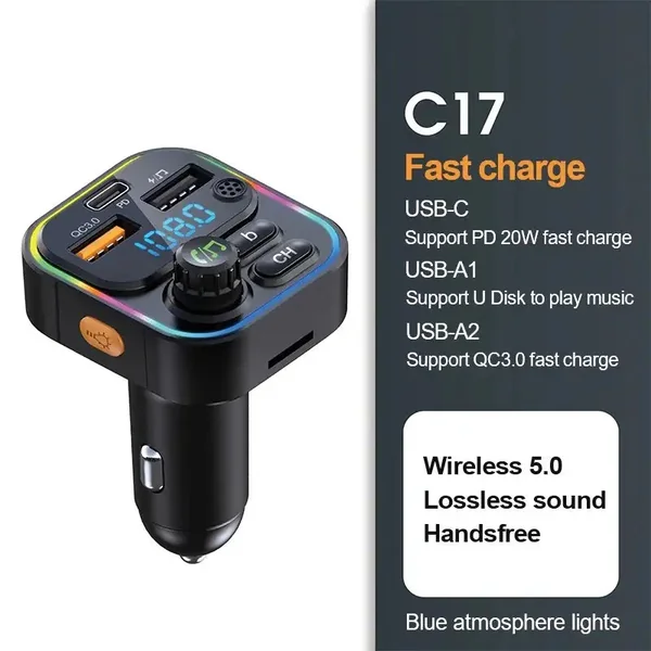 Transmetteur FM Bluetooth 5.0 DYBO