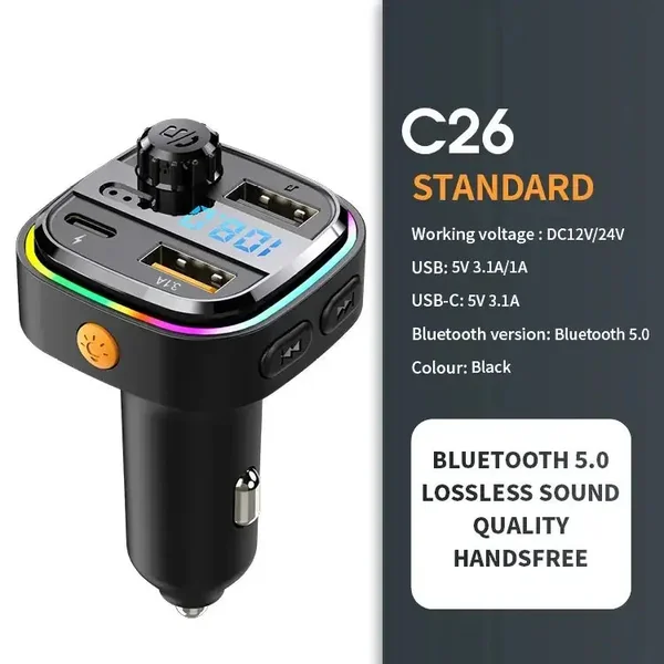 Transmetteur FM Bluetooth 5.0 DYBO