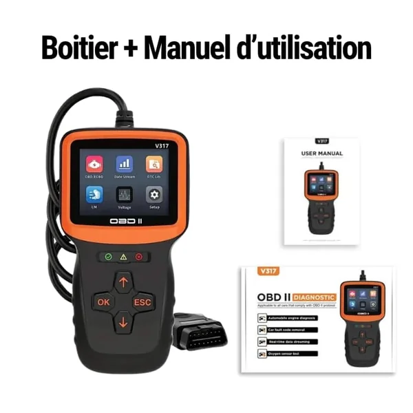 Valise de diagnostic auto V317 OBD2
